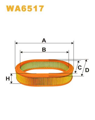 WIX FILTERS Gaisa filtrs WA6517